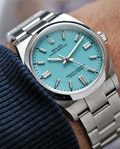 rolex oyster precision 36mm blue kaufen|Rolex perpetual 36 for sale.